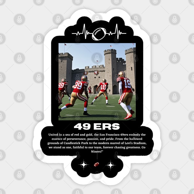 49 ers graphic design, funny 49 ers victor illustration design Sticker by Nasromaystro